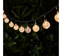 Guirlande Lumineuse Solaire à 40 LED Blanc Chaud