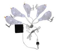 Guirlande Lumineuse Solaire à LED en Forme d'oiseau, luminaire décoratif pour terrasse, Jardin, économie d'énergie, éclairage Nocturne Automatique, Charmant, extérieur