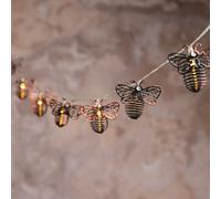 Guirlande Lumineuse Solaire Abeilles en Métal