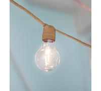 Guirlande lumineuse solaire allegra taupe