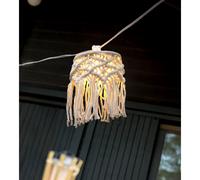 Guirlande lumineuse d'extérieur LED intégrée à énergie solaire rechargeable Mykonos blanc IP44 350lm L.8m Newgarden