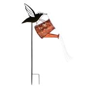 Guirlande lumineuse solaire d'extérieur en forme de colibri - Lanterne de jardin à LED - Double modes d'éclairage - Résistante aux intempéries - Idéale pour terrasse, cour, porche, décoration