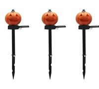 Guirlande lumineuse solaire en forme de citrouille pour jardin, allée, lanterne lumineuse pour extérieur, Halloween, cour, porche, décoration