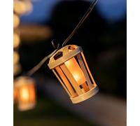 Guirlande lumineuse solaire hiama effet flamme