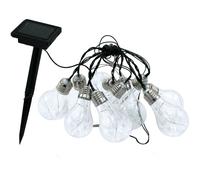 Guirlande lumineuse solaire 10 ampoules cuivre micro LED blanc chaud FANTASY STAR SOLAR 3.75m