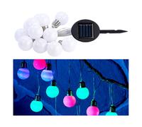 Guirlande lumineuse solaire multicolore - 5 mètres - Lunartec