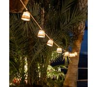 Newgarden – Guirlande décorative MOOVERE jute solaire et batterie rechargeable lumière chaude