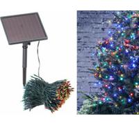 Guirlande lumineuse solaire pour extérieur - 4 couleurs - 50 m Lunartec