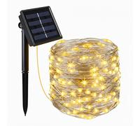 Guirlande lumineuse solaire rideaux 200 LED blanc chaud YOGY CURTAIN 200 4mx2m 8 modes