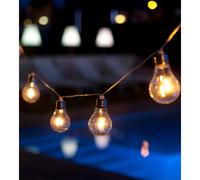 LED Guirlande Extérieur Solaire IP44 4,5 M Long 2700K Décoratif Lampe Jardin