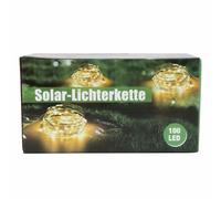 Guirlande Lumineuse Solar 100 Micro-LEDs 9,9m Blanc Chaud Décoration De Jardin