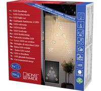 Guirlande lumineuse stalactites, étoiles Konstsmide 4043-103 pour l'extérieur 24 V LED N/A (l x H) 72 cm x 118 cm