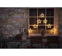 Guirlande lumineuse stalactites, étoiles Konstsmide 4043-103 pour lextérieur 24 V LED N/A (l x H) 72 cm x 118 cm