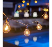 LED Guirlande Extérieur Solaire IP44 4,5 M Long 2700K Décoratif Lampe Jardin