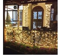 Guirlande lumineuse - UISEBRT - 30m - 300 LED - Blanc Chaud - 8 Modes d'éclairage - Étanche IP44