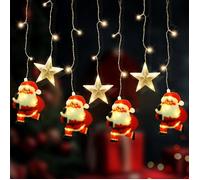 Guirlande lumineuse - ULISEM - 3m - 10 figurines - LED - Décoration Noël à piles