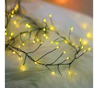 Guirlande lumineuse verte CLF-03 600 lumières LED, lumières décoratives pour toutes les occasions jaune 6m
