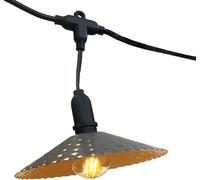 Guirlande lumineuse MINI VINTY LIGHT HYBRID Gris Acier et caoutchouc 6m
