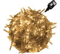Guirlande lumineuse VOLTRONIC de 20 m - 200 LEDs - blanc chaud - câble transparent