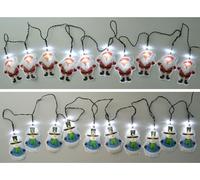 Guirlande lumineuse WH Solar LED design divers, Design:Bonhomme de neige