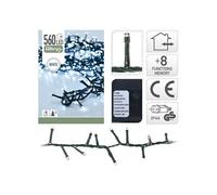 guirlande micro cluster blanc froid 11m - koopman ax8560010