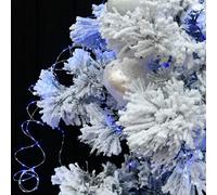 Guirlande micro-led compact 9m bleu flash