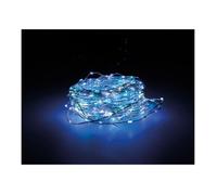 Guirlande Micro Led Extra Dense Clignotante Couleurs Pastel 14m 567l Cable Argent - GENERIQUE