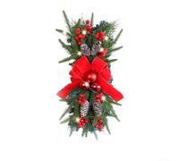 Guirlande Noël Larmes Fil 45cm Plastique Baies Rouges Guirlande(K1-23 warming)