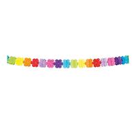Boland 30623 - Banderole Guirlande flower power, Multicolor