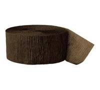 Guirlande papier crepon marron (24 m) Marron G