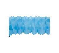 Guirlande papier turquoise 15cm x 4m modèle Zinnia - Coloré - Taille Unique