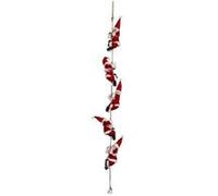 Guirlande de Noël "Santa Grimpeur" 110cm Rouge