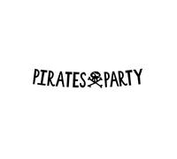 Guirlande Pirate Party 14x100cm noir