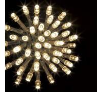 Guirlande programmable 300 LED 30 mètres blanc chaud FT Blanc chaud. Fil transaprent G