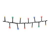 Guirlande scintillante compact EDM - esprit de Noël - multicolore et blanc chaud - ampoules LED - 16 m - 72249 G