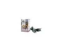 Guirlande scintillante EDM - esprit de Noël - lumière blanche chaude - 48 ampoules LED - 4 m - 71386