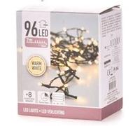 Guirlande scintillante EDM - esprit de Noël - lumière blanche chaude - 96 ampoules LED - 7 m - 72085