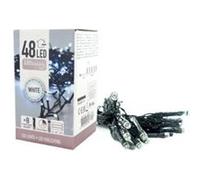 Guirlande scintillante EDM - esprit de Noël - lumière blanche froide - 4m - 48 ampoules LED - 71326 blanche G