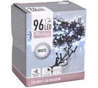 Guirlande scintillante EDM - esprit de Noël - lumière blanche froide - 7m - 96 ampoules LED - 72120 blanche G