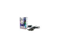 Guirlande scintillante EDM - esprit de Noël - multicolore - 24 ampoules LED - 2,3 m - 71332