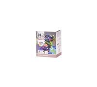 Guirlande scintillante EDM - esprit de Noël - multicolore - 96 ampoules LED - 7 m - 72083