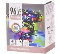 Guirlande scintillante EDM - esprit de Noël - multicolore - 96 ampoules LED - 7 m - 72083