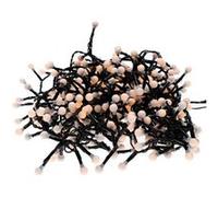 KAEMINGK-Guirlande lumineuse câble noir à ampoules forme cerise 500 LED blanc chaud 8 fonctions Kaemingk - 11 m