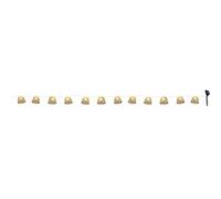 Guirlande solaire bambou CHILL HYBRID 10 ampoules 3.8M