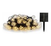 Guirlande lumineuse solaire 25 ampoules bulles BUBBLE STRING LIGHT LED blanc chaud dimmable 20m