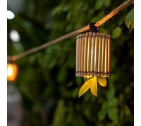 Guirlande Solaire D'extérieur À Batterie L8m Marron