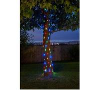 Guirlande solaire d'extérieur Multicolore 100 leds - SMART GARDEN - 11.9m