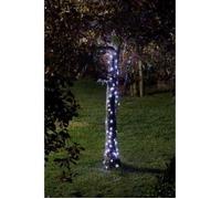Guirlande solaire d'extérieur SMARDTV - Luciole 100 Leds blanc froid - 11.9m - métal