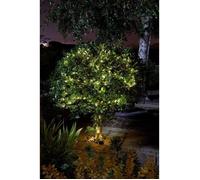 Guirlande solaire extérieure LUCIOLE 200 leds blanc chaud - SMART GARDEN - 21.9m