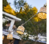 Guirlande solaire MALY HYBRID 10 ampoules 8M Beige G